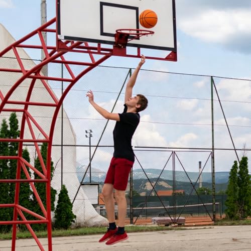Image of Aoneky Indoor /Outdoor Rubber Basketball with Pump - Size 1 /2 /3 /5 /6 /7 Basketballs (1 Pack Size 7 Basketball with Pump)