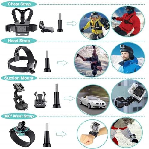50 in 1 Action Camera Accessories Kit