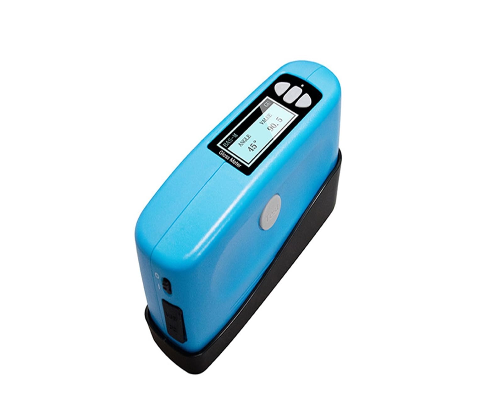 DISIROU Portable Colorimeter,Color Analyzer, Gloss Meter WG45 Single Angle 45 Degree Gloss Meter Specular Gloss Tester 45 Degree Thin Film Gloss Meter for Textile,Clothing, Footwear,Leather Industry