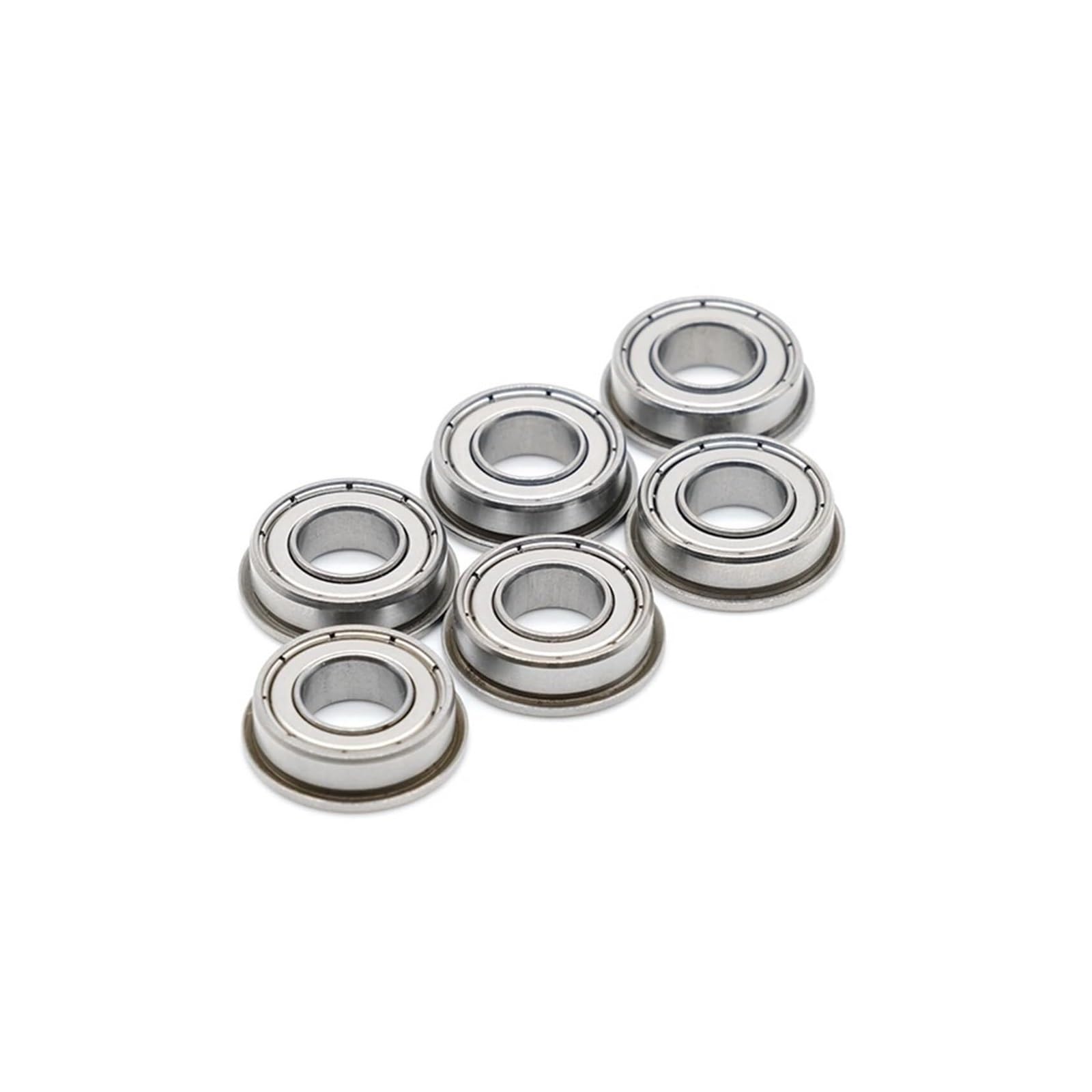 10 Uds MF148ZZ rodamiento de brida 8x14x4mm ABEC-7 miniatura con bridas MF148 Z ZZ rodamientos bolas Lucky