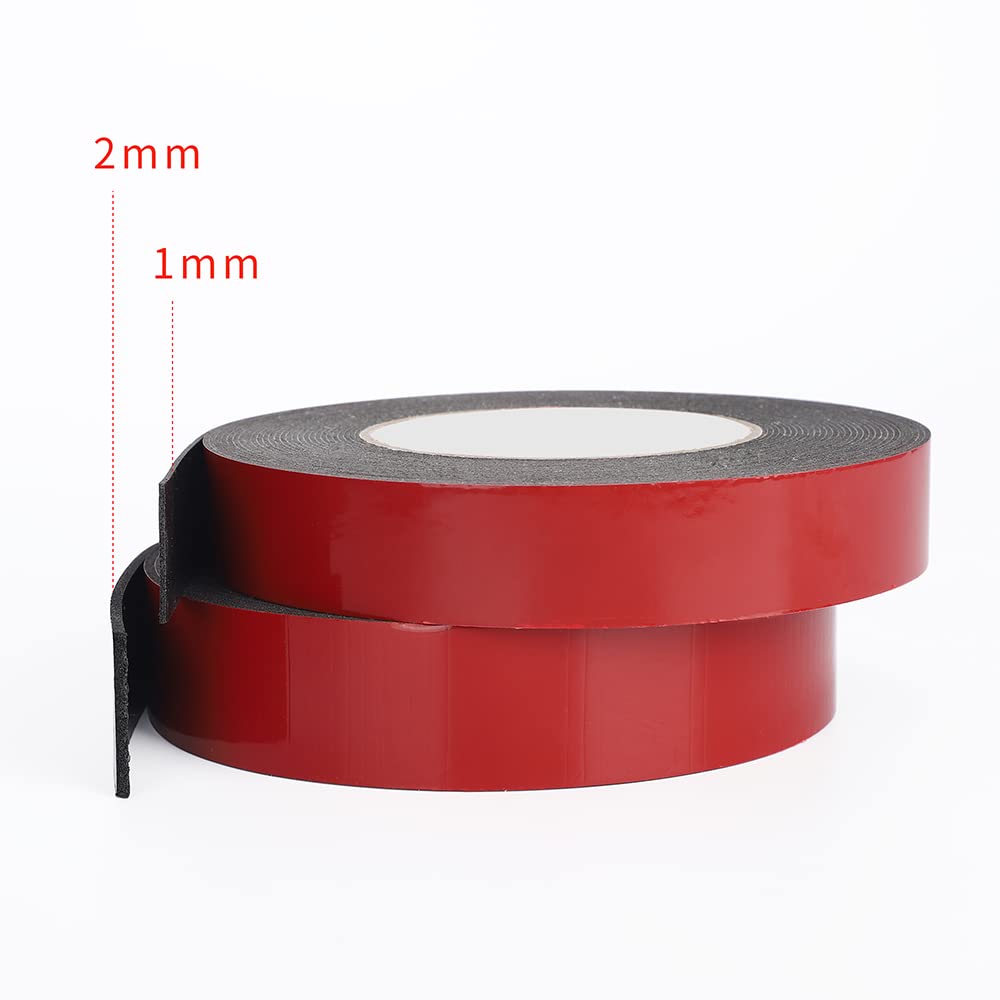 Taśma piankowa dwustronna o supermocnym kleju 10M – grubość 0,5 mm/1 mm/2 mm do montażu i mocowania(1mmx100mm)