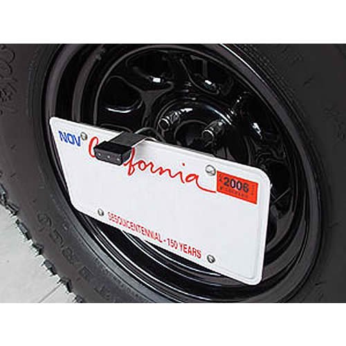 Rock Hard 4x4 RH4006 License Plate Relocation Bracket With Light For 1976-06 Jeep CJ and Wrangler Including Unlimited