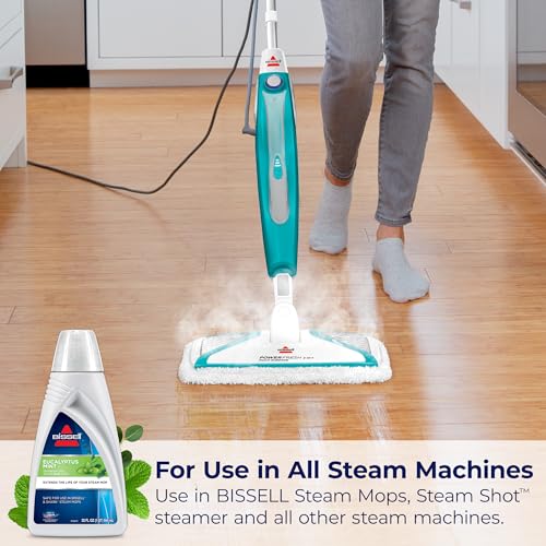 Image of BISSELL EUCALYPTUS MINT DEMINERALIZED STEAM MOP WATER, 32 ounces, 1392, WHITE