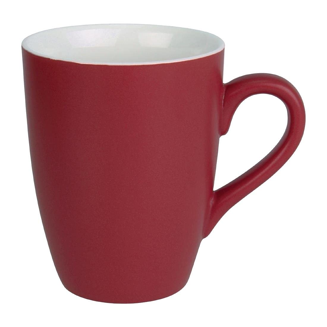 Olympia Red Pastel Mugs 340Ml (6 Pack)