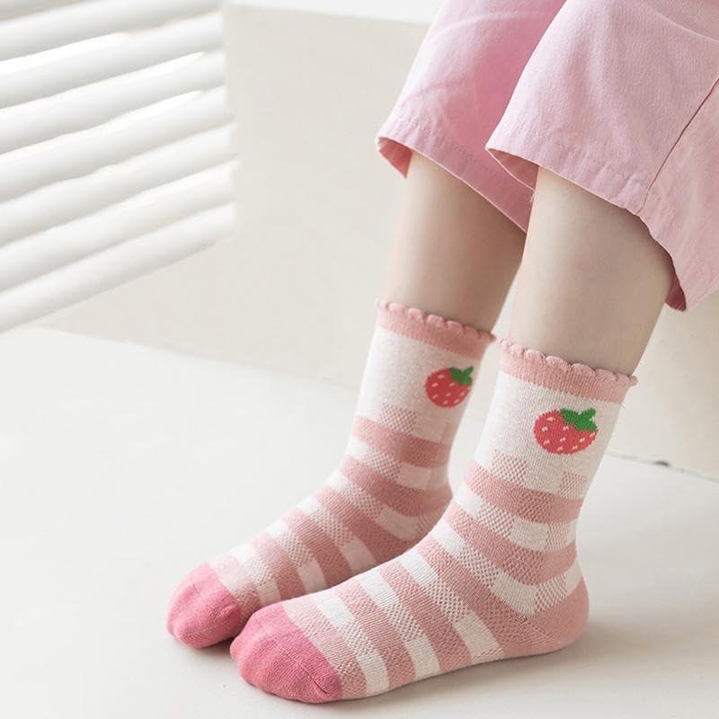 Image of CUTEABLY Baby Boys And Girls Regular Anti-Skid Cotton Blend Socks (Pack of 6, Assorted)
