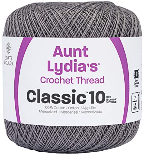 Image of Aunt Lydia's Classic Crochet Thread Size 10-Stone