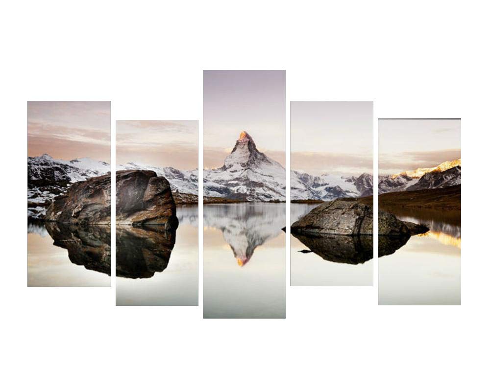 Y-XM Canvas Wall Art Painting Core Art HD Painting Picture of Matt Alps Without Frame