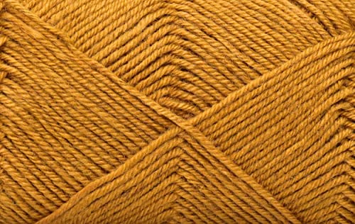 Image of M.G ENTERPRISE Premium Socks high Strength Nylon Yarn Suitable for Socks, Accessories, and Home Decor. 300 gm Mustard, Suitable for Both Crocheting & Knitting. CH