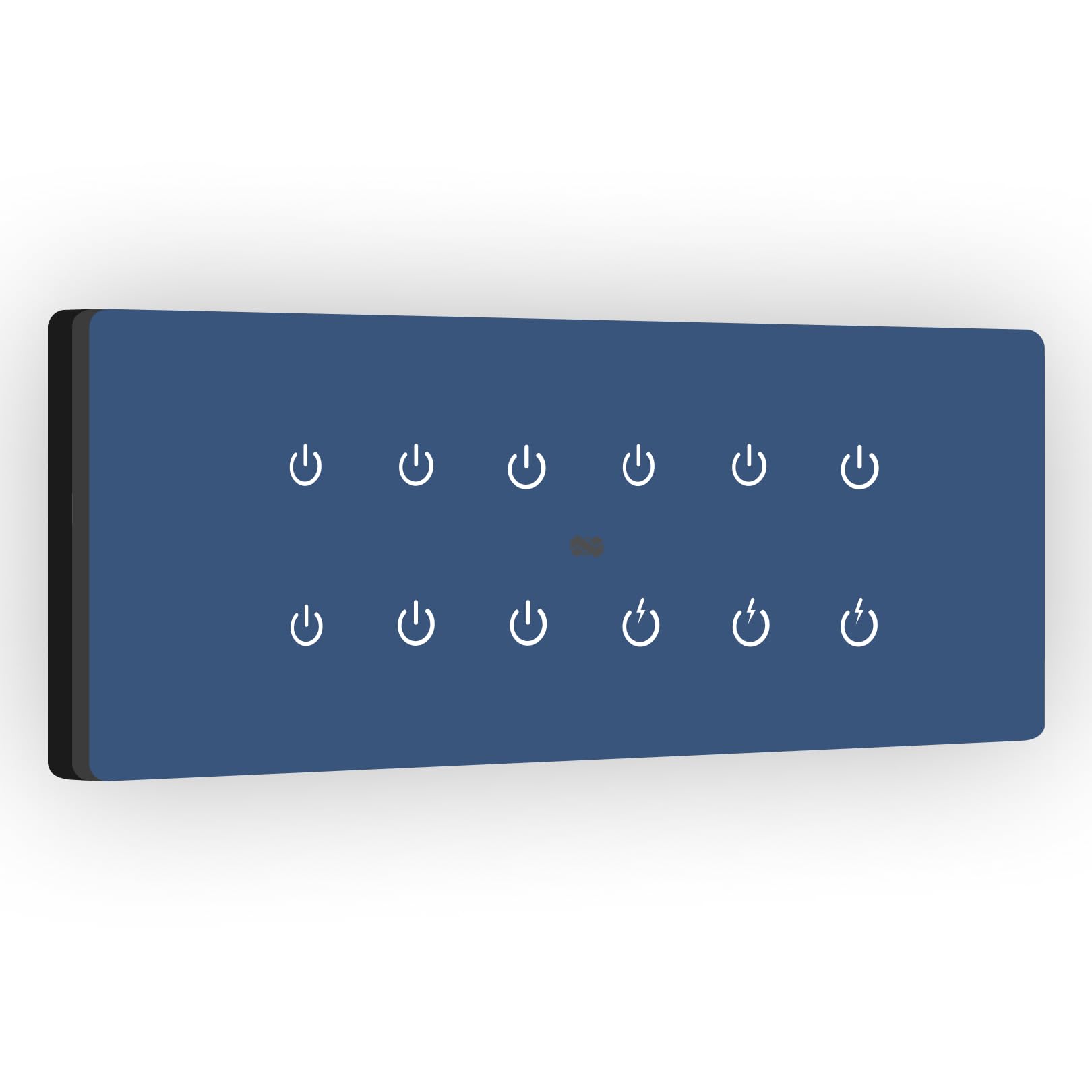 IOTICS Smart Wifi Switch Board: 12 x Switch Module. Touch Control, Remote, App Control. Voice Compatible with Alexa & Assistant. Smart Touch Switch Board For Home Automation (Blue)-picture-15