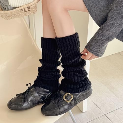Image of Knitted Leg Warmers,womens leg warmers,Socks Long Yoga Ankle Warmers Women's Wool Warm Boot Socks