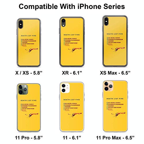 Phone Case Kill Bill- Death List Compatible With Iphone 6 6S 7 8 X Xs Xr 11 12 Pro Max Mini Se 2020 Waterproof Charm Transparent #TOP2