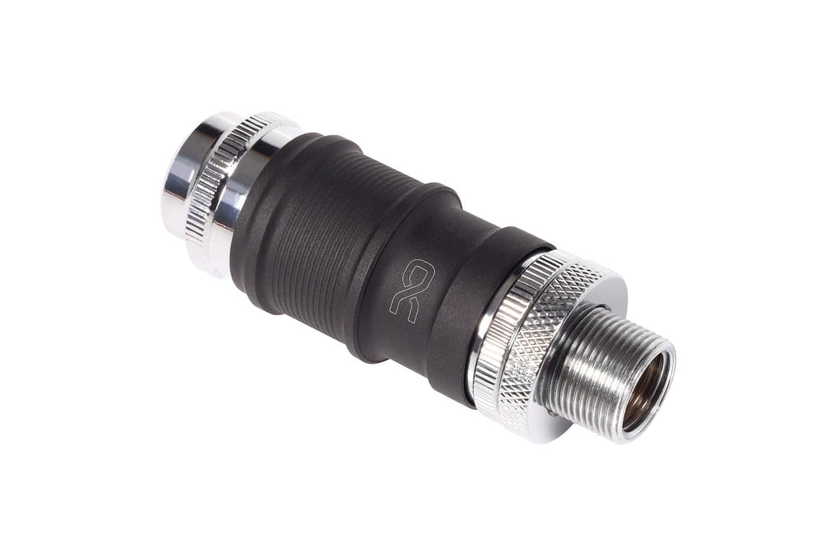 Alphacool Verbindung ES Schnellverschluss BLH1A PushIn Set IG-IG mit Schottverschraubung