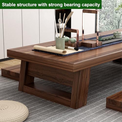 Table Basse Japonaise pour Salon : Solution Confortable pour Manger par Terre