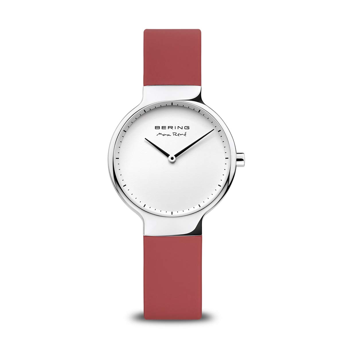 BERING Women Analog Quartz Max René Collection Watch with Silicone Strap and Sapphire Crystal 15531-500