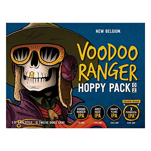 NEW BELGIUM BREWING Variety Voodoo IPA 12pk Cans, 12 FZ