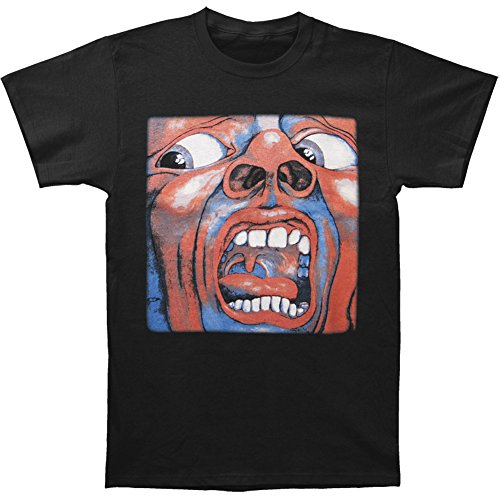 King Crimson Men's In The Court Of The Crimson King T-shirt X-Large Black