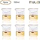 ULAB Scientific Glasbecher-Set, Vol. 100 ml, 3,3 Borosilikatgriffin, Niedrige Form mit Aufgedruckter Graduierung, 6er-Pack, UBG1014