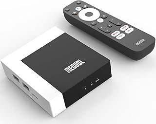 Google TV Box 11.0, MECOOL KM7 Plus TV Box 4K HDR 2GB 16GB Support 2.4G/5.0G/BT 5.0/AV1 Google TV Remote Streaming Media Player with Amlogic S905X4 Netflix Google Assistant Dolby Atmos