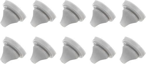 uxcell 10 boquillas de repuesto para cabezal de ducha, boquilla de silicona, boquilla de rociador, punta redonda, piezas de reparación de cabezal de