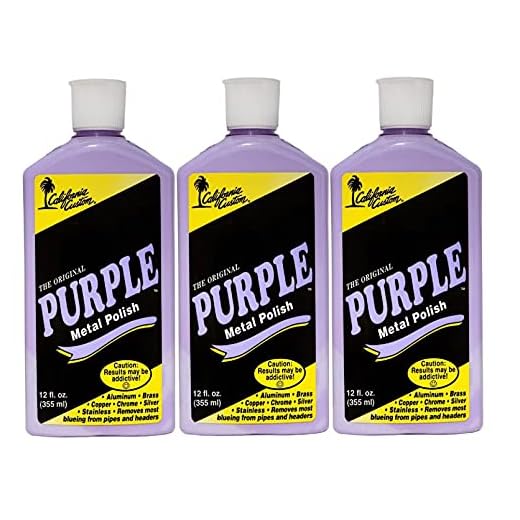 California Custom Original Purple Metal Polish