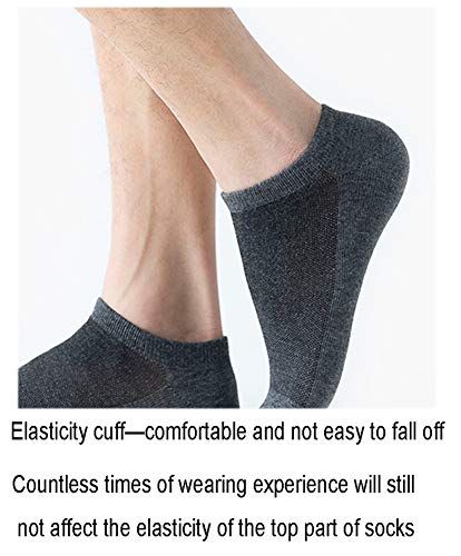 Men's Tabi Flip Flop Socks Athletic Cotton Crew Two Toe 5/6 Pack4