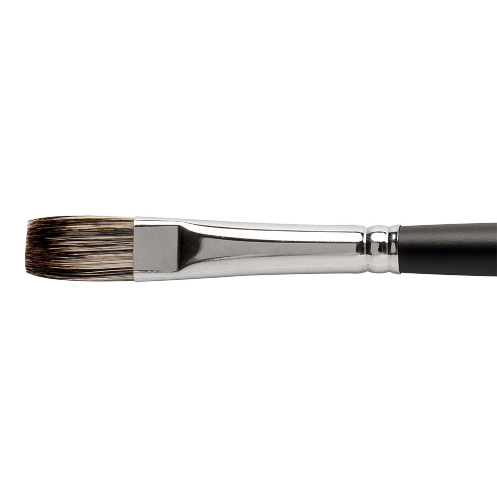 Jackson's : Black Hog Bristle Brush : Flat : No.7