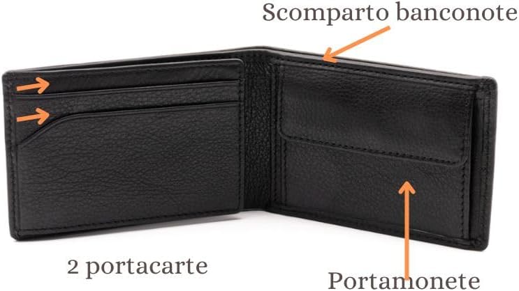 Portefeuilles Pour Homme Mens Trifold Cuir Carte De Crédit ID Portefeuille Rfid - Foto 10