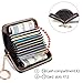 Yonlevres RFID Wallet Women Credit Card Holder, Cute Elephant Small Wallet with Keychain Zipper, Leather Credit Card Wallets Card Organizer Case RFID Blocking Accordion Gift