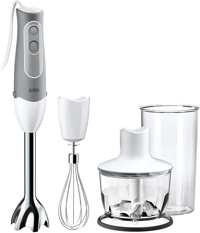 Multiquick MQ535 600-Watt Hand Blender (White and Grey)