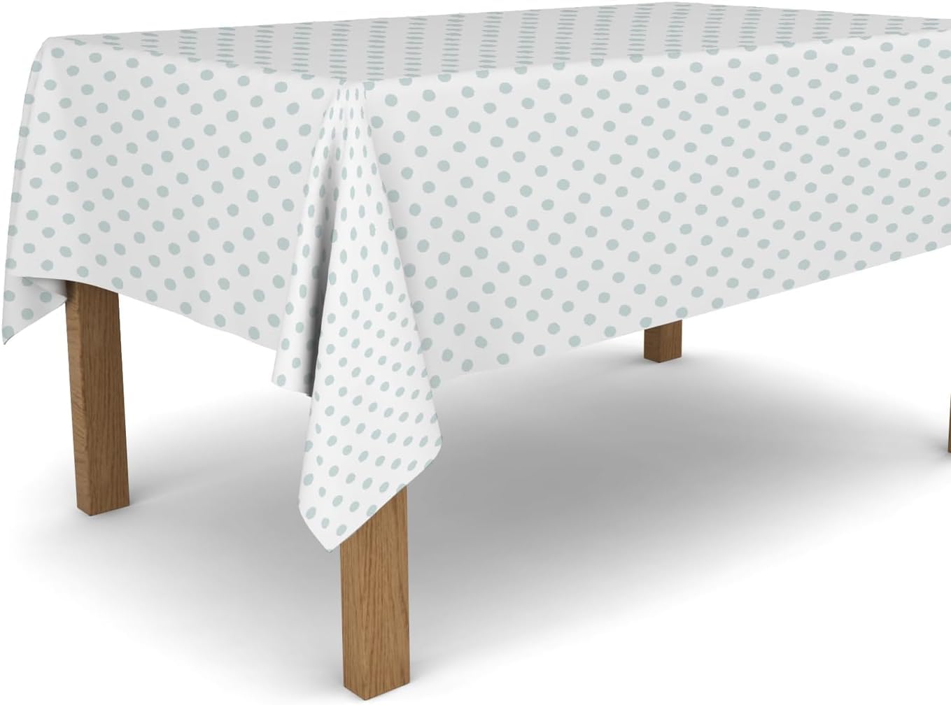 Mantel Mesa Rectangular Lunares, Manteles Antimanchas Gris, 3D Impresión Mantel Impermeable Lavable para Cocina Salón Comedor, 140x300 cm Q/P5090