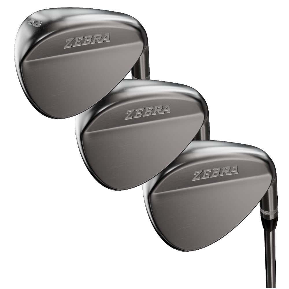 Zebra Golf NTG Satin Mist Wedge Set, Mens Right Hand, Steel