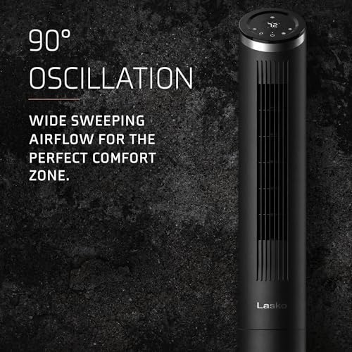 Lasko Apex Oscillating Tower Fan with Remote - 42" - RST200 - Black - image 5