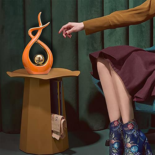 Norrclp Home Decor Modern Abstract Art Ceramic Statue Table Decorations For Dining Room Living Room Office Centerpiece #TOP4