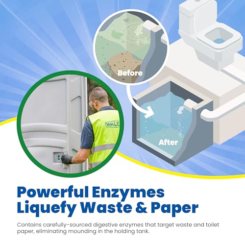 Walex-Bio-Pak-Black-Holding-Tank-Deodorizer-Waste-Digester-Drop-Ins-Advanced-Enzyme-Formula-for-Rapid-Breakdown-of-Waste-Paper-Removes-Odors-Cleans-Tank-Biocide-Free-Mint-50-Pack