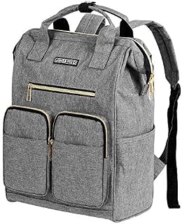 Laptop Backpack for Women, Lightweight Womens Travel Backpack, grey, Size 18.0