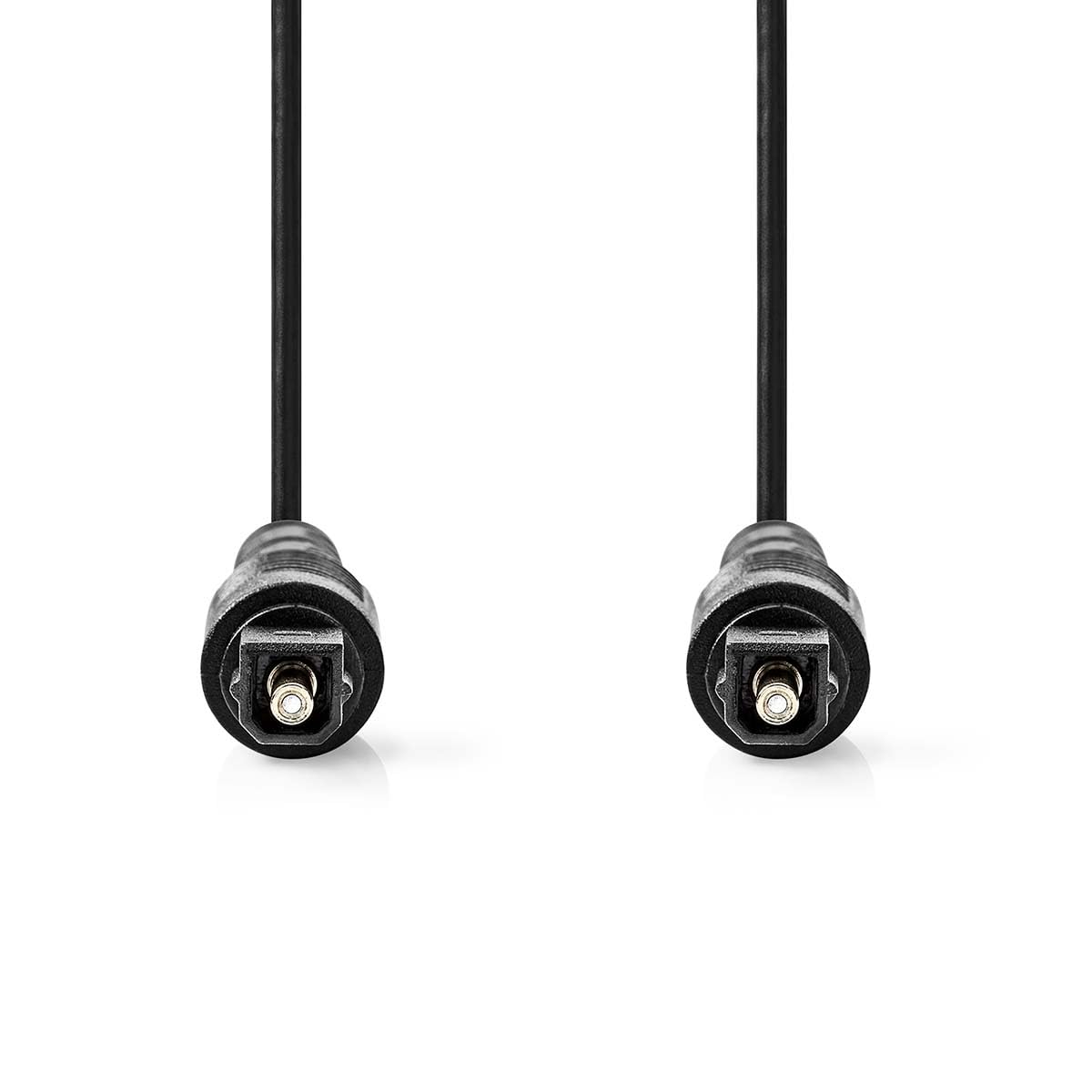 Nedis 1m Optical Audio Cable, Toslink to Toslink, Digital Audio Cable for DVD, Blu-ray or Game Console to Amplifier – Supports High-Resolution Sound and Home Cinema Systems