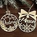 Personalized Christmas Ornaments with Names Custom Wooden Tree Ornaments, Unique Christmas Decor, Name Ornaments for Kids and Adults, Perfect Holiday Gift Tag