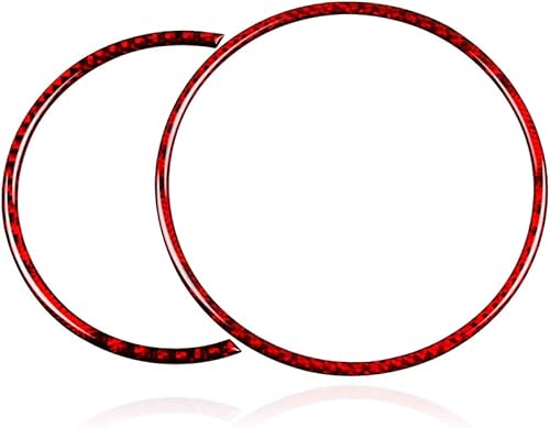 Miniatura 3 de 2 unids velocímetro rojo interior fibra de carbono cubierta Trim para mini Cooper F55 F56 Hatchback Countryman F60 Accesorios