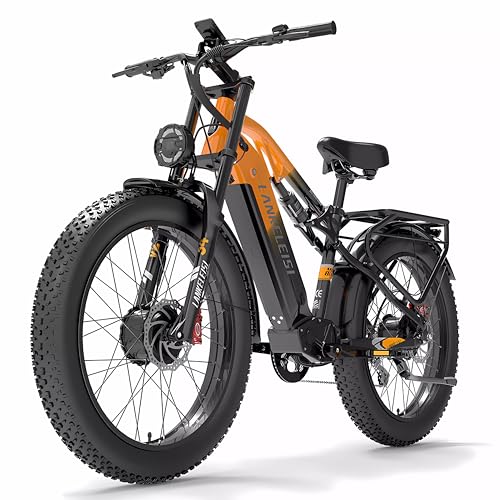 LANKELEISI MG800 Max Doppelmotor E-Bike Mountainbike 26 Zoll Vollfederung...