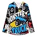 Womens Bodysuit Monster Truck Car T Shirts Long Sleeve Hoodie V Neck Pullover Tops, 2026