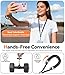 TNSNK 4-IN-1 Phone Lanyard + Wrist Strap, 2PCS Adjustable Length Cell Phone Lanyard with 2 Tether Tabs for iPhone,Smartphones