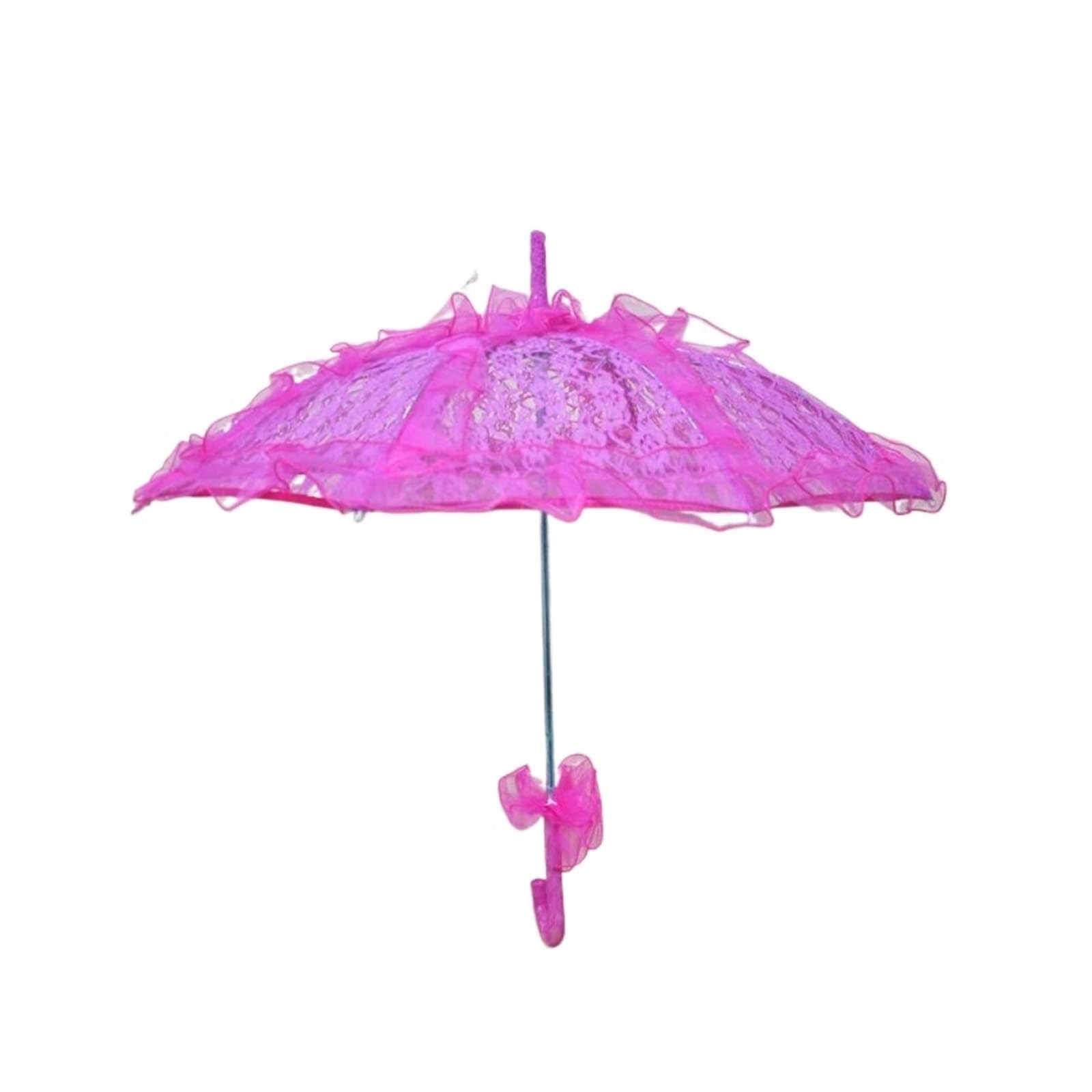 Parapluies de mariée à fleurs en dentelle 2 pièces Pour La Décoration