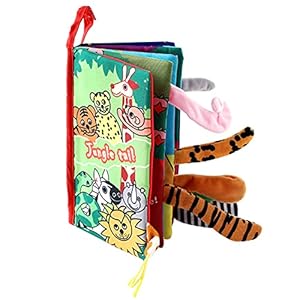 Amycute Knisterboek voor baby’s, stoffen boek voor baby’s, zacht boek voor baby’s, zachte fotoboeken voor unisex baby…