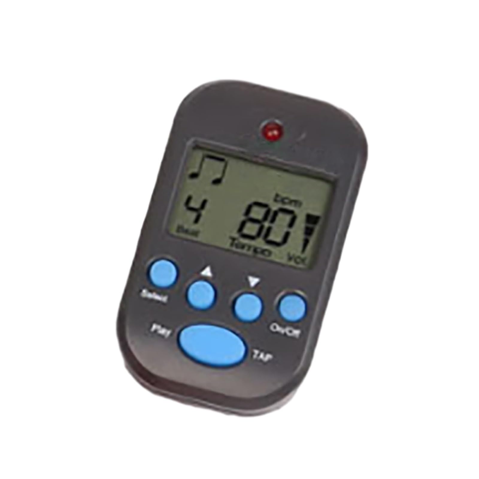 Metrónomo electrónico digital con pantalla LCD, afinador de tempo portátil con clip para guitarra, piano, violín, velocidad de ritmo y ritmo ajustables