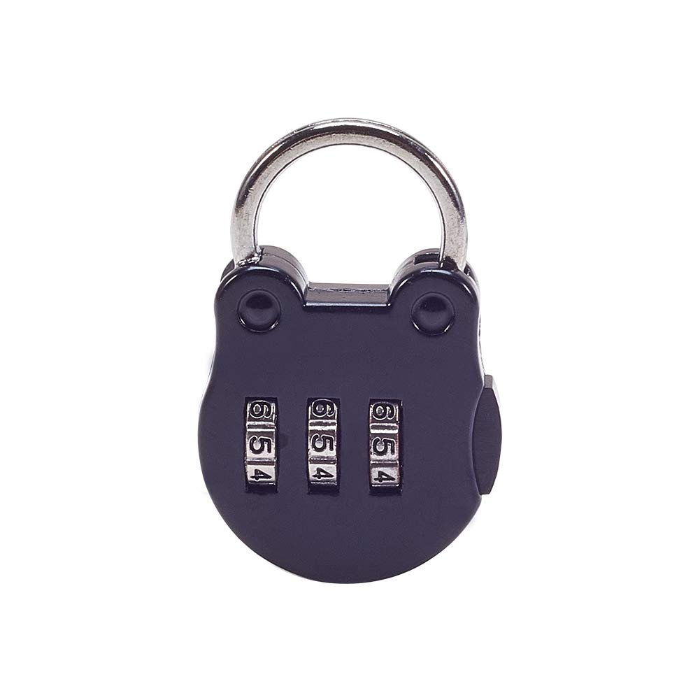 MroMax 3 Digit Combinations Padlock The Safe Cipher Lock Mini Zinc
