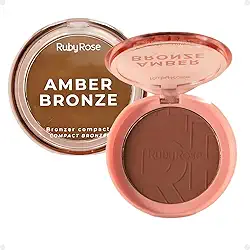 Bronzer Compacto-Amber Bronze Tropical Tan Hbm202-4 Ruby Rose