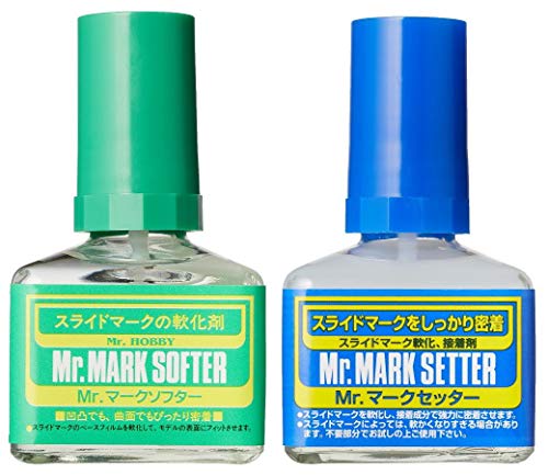 Mrark Setter&Softer Bundle.Curved Plastic Toy Models Adhesive Decals Quick Arrive