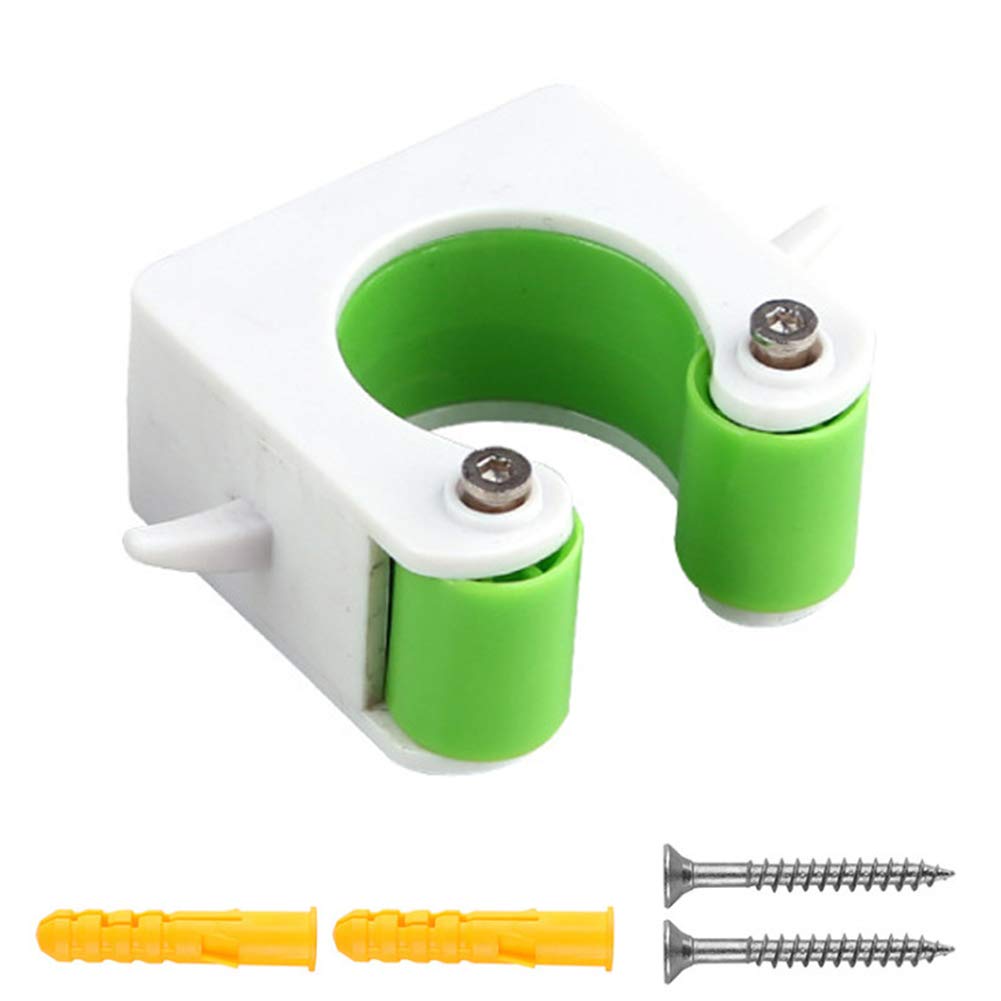 Eenty Pc Plastic Wall Mounted Parking Key LockWith Hanging Hook For Motorcycle Bicycle (Colour May Vary)