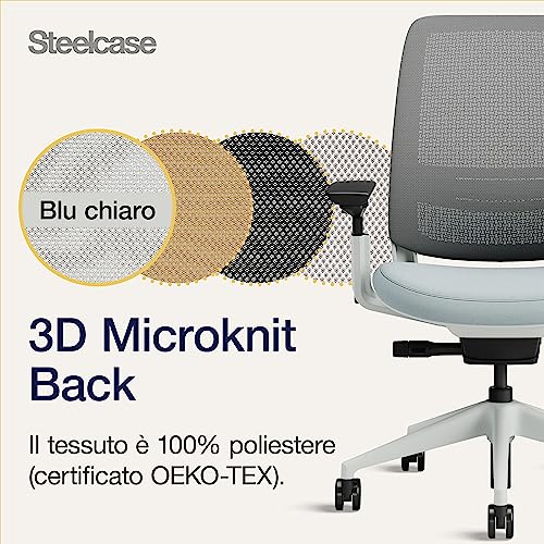 Sedia da ufficio ergonomica Series 2 con supporto lombare LiveBack e braccioli 4D Storm Cloud; Prodotto in Europa - Sedia gaming - Immagine 7