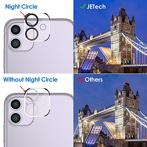 Image of JETech Privacy Screen Protector for iPhone 11 6.1-Inch with Camera Lens Protector, Anti Spy Tempered Glass Film, 2-Pack Each